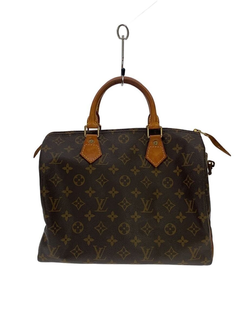 LOUIS VUITTON Speedy Canvas Brown
